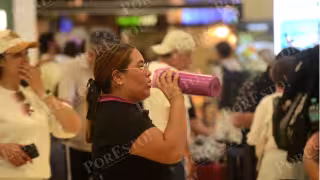 ¡Hasta 40°C! Turistas y trabajadores lidian con las altas temperaturas ante fallas del aire acondicionado en el aeropuerto de Cancún