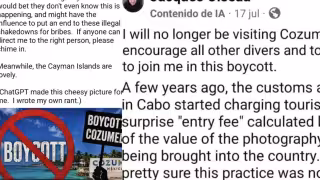 Denuncian cobros de hasta mil dólares a buzos extranjeros por ingresar equipo fotográfico a México