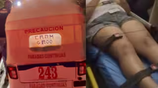 Mototaxi arrolla a motociclista y la deja lesionada en Villas del Sol de Playa del Carmen