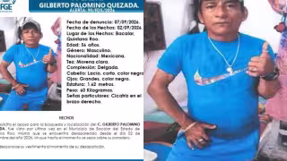 Activan ficha de búsqueda tras la desaparición de un hombre en Bacalar