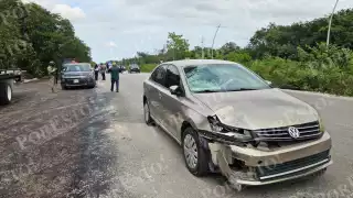 Conductora atropella a cuatro obreros en la avenida Huayacán de Cancún; reportan un fallecido