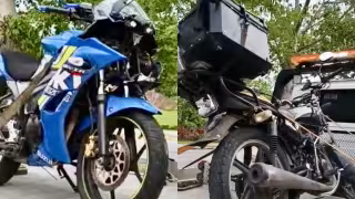 Exceso de velocidad deja a dos motociclistas hospitalizados tras accidente en Playa del Carmen