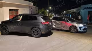 Fuerte choque entre dos vehículos despertó a vecinos de Calkiní, Campeche
