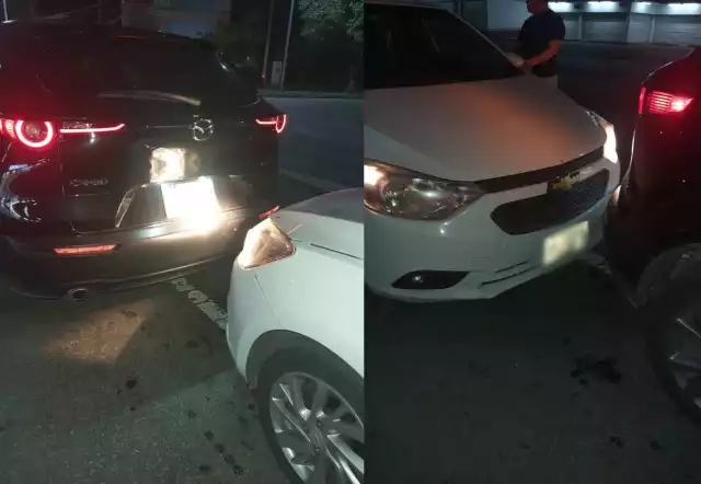 El conductor del Aveo se encontraba en aparente estado de ebriedad