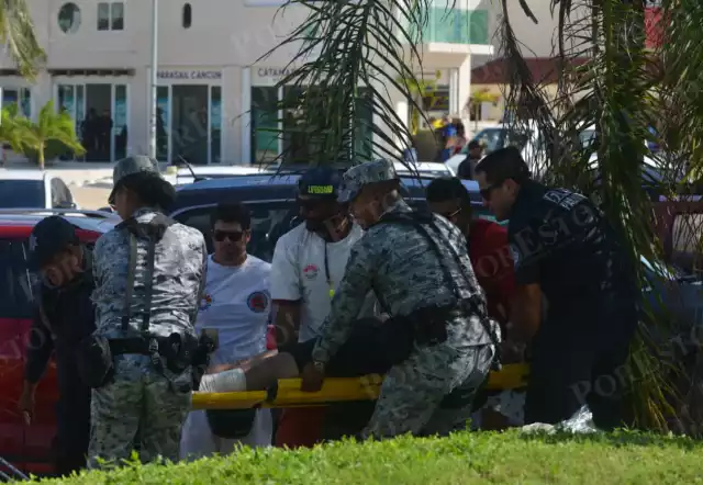 Fue llevada a la clínica del ISSSTE, donde quedó bajo observación para continuar con su valoración y tratamiento