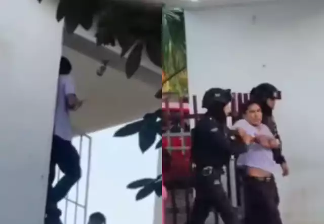 Los profesores solicitaron auxilio al número de emergencias 911 al detectar la presencia del hombre