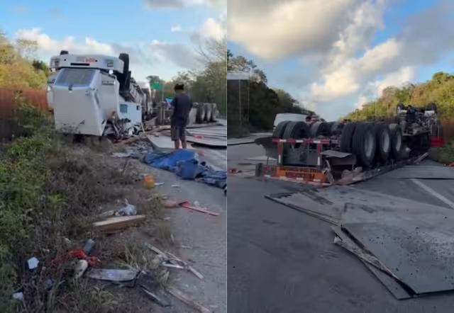 El conductor resultó ileso, por lo que no que no fue trasladado a un hospital