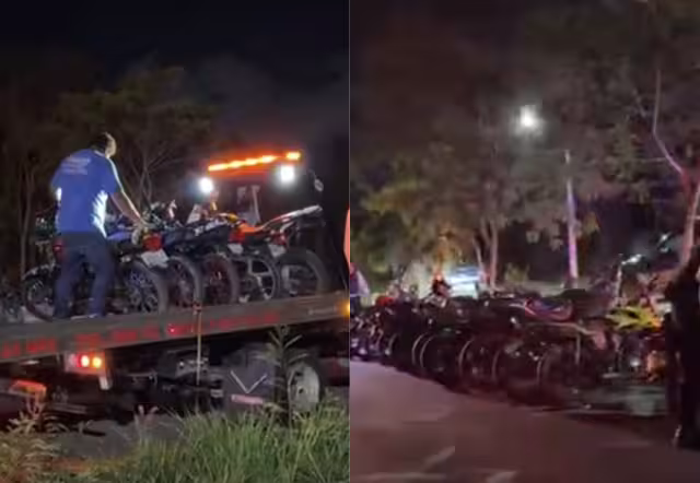 Aseguraron 100 motociclistas durante operativo contra rodadas clandestinas en Cancún