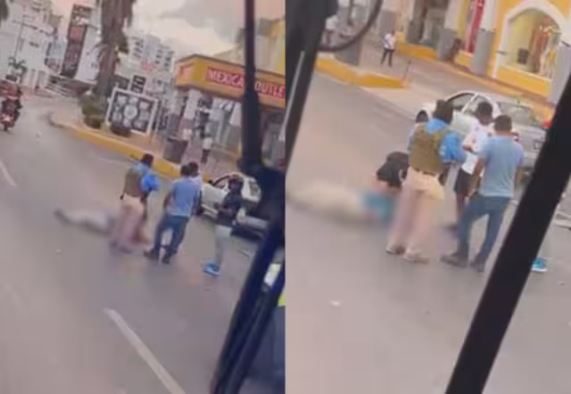 La lesionada fue trasladada al Hospital de Especialidades del IMSS, donde su estado de salud es reportado como estable