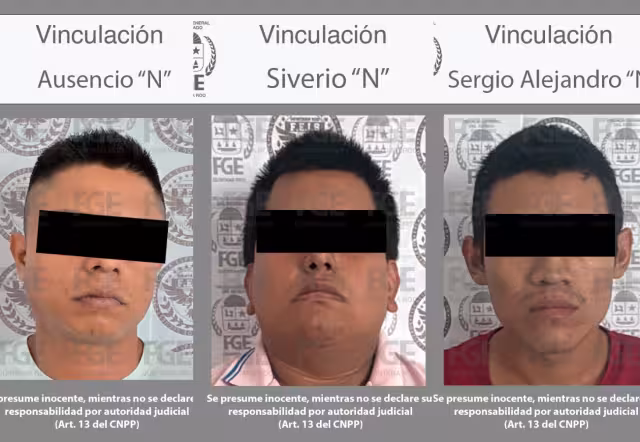 Los imputados fueron identificados como Alejandro “N”, Ausencio “N” y Silverio “N” 