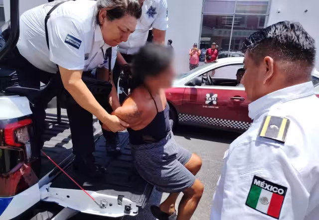 La mujer fue asegurada y trasladada ante la Fiscalía