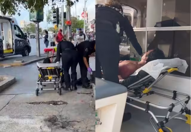 los involucrados son dos hombres en situación de calle, quienes al parecer bajo los efectos del alcohol empezaron a pelear