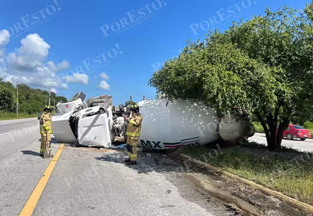 El conductor fue valorado, quien afortunadamente no presentó lesiones de consideración, además que no se registraron más heridos