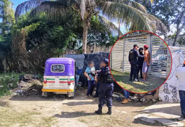 Recuperan mototaxi robado y detienen a un presunto implicado en la Región 235 de Cancún