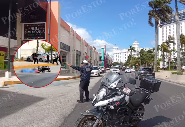 A causa del impacto, el hombre perdió la vida en el lugar