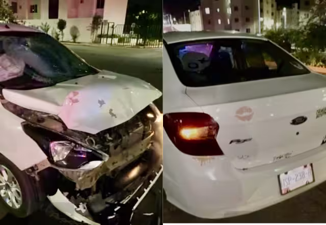 El coche involucrado fue trasladado a un corralón