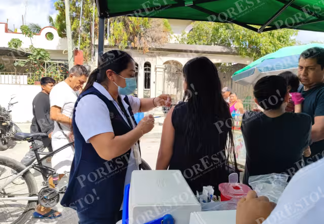 Tan solo del 4 al 15 de febrero se han aplicado en Quintana Roo aproximadamente más de 62 mil vacunas