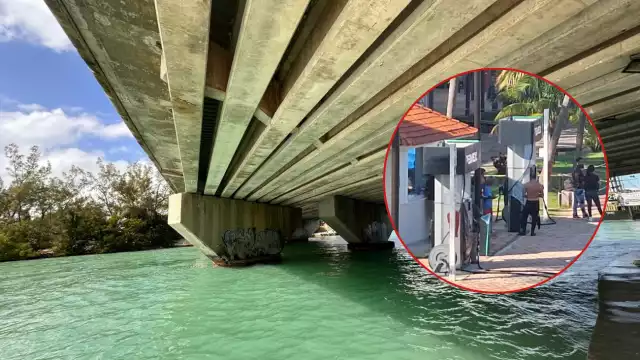 Lancheros se dirigieron para auxiliarla y sacarla del agua para después pedir ayuda a emergencias