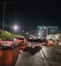 Vecinos de Bonfil bloquearon el bulevar Colosio en Cancún.