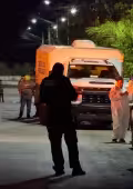 En el sitio fue localizado un hombre tirado sobre un charco de sangre e inconsciente