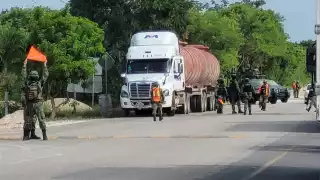 El Ejército se encuentra en la vía Felipe Carrillo Puerto a Chetumal