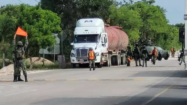 El Ejército se encuentra en la vía Felipe Carrillo Puerto a Chetumal