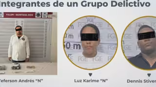Detienen a tres integrantes de “gota a gota” con drogas en Tulum y Playa del Carmen