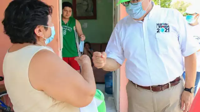 Ramírez Marín constató la falta de servicios en la zona