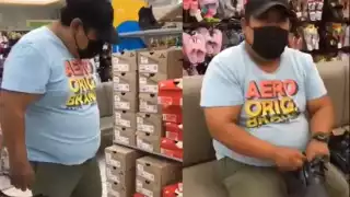 El hombre intentó burlar a las empleadas, pero no pudo evitar ser descubierto