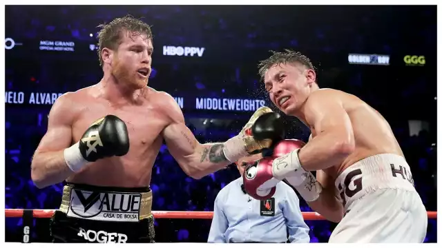 Canelo y Golovkin se verán de nuevo las caras por el título de los supermedianos. Foto: AP