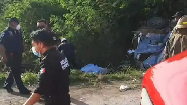 El tráiler transitaba con exceso de velocidad, a una velocidad de más de 100 kilómetros por hora en una zona de 80