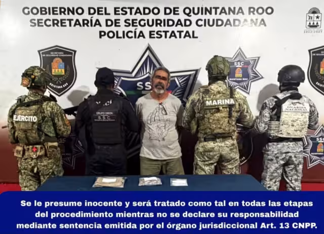 El detenido y los indicios fueron trasladados y puestos a disposición de la Fiscalía Especializada en Combate al Delito de Narcomenudeo.