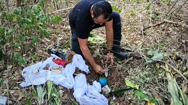 Se desconoce la razón por la que fueron enterradas las imágenes