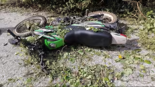Fatal accidente en Champotón: motociclista pierde la vida tras derrapar en una curva