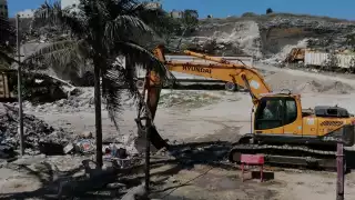 La retroexcavadora presenta fallas