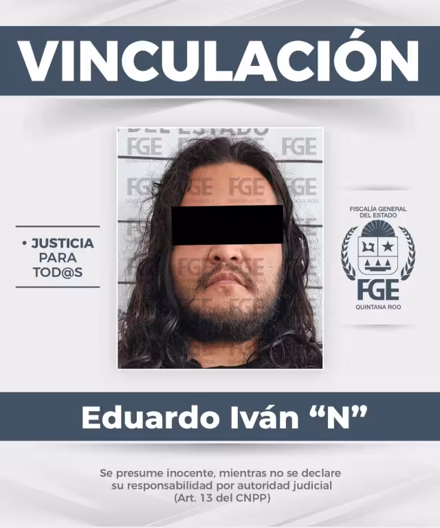 Eduardo Iván "N" fue vinculado a proceso por delitos de índole sexual.