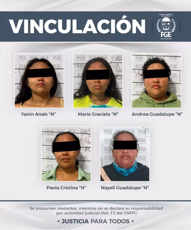 Las detenciones se llevaron a cabo durante el cumplimiento de órdenes de cateo en 15 inmuebles