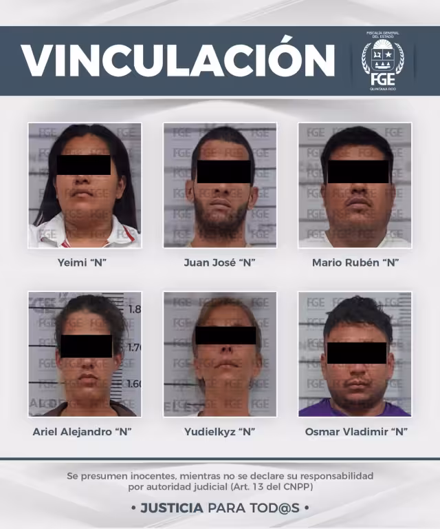 Vinculan a proceso a siete presuntos integrantes de una red de narcomenudeo en Holbox