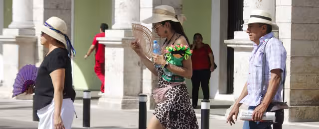 Las temperaturas suelen ser muy calurosas en Yucatán