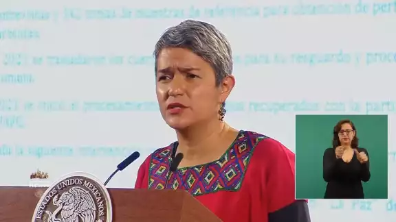 La titular dijo que los trabajos forenses avanzan La titular dijo que los trabajos forenses avanzan