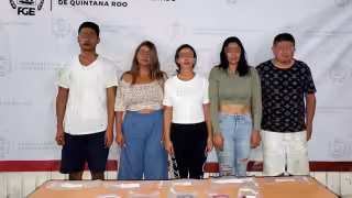 Los cinco detenidos permanecerán bajo resguardo de la FGE Quintana Roo