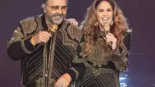 Así fue el beso que lucero y Mijares se dieron durante un concierto