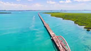 ¿De dónde a dónde va el Puente Nichupté en Cancún? El más largo en su tipo en América Latina