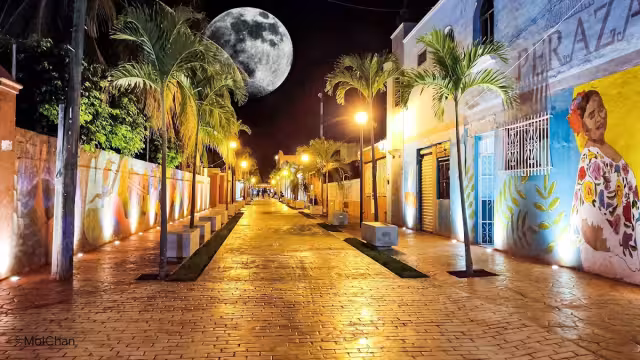 El Callejón de los Murales está compuesto de 10 pinturas