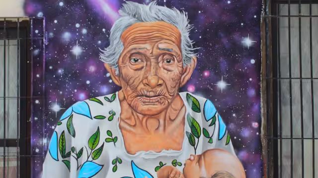 Mural dedicado a Doña Panchita