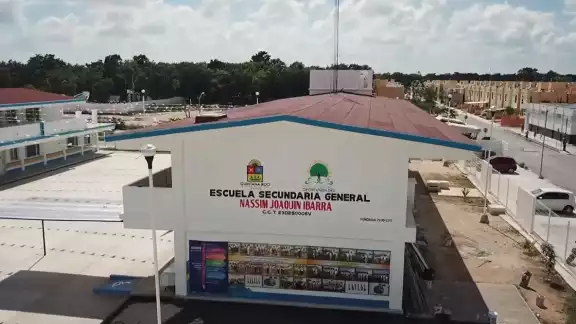 La escuela secundaria 'Nassim Joaquín fue una de las que retomaron clases hasta este 13 de septiembre