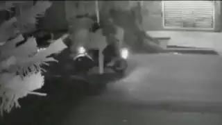 El video muestra el hecho ocurrido la noche de ayer