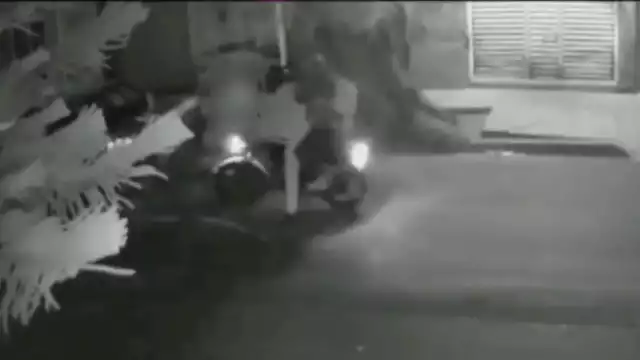 El video muestra el hecho ocurrido la noche de ayer