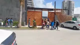 El lamentable suceso ocurrió aquí