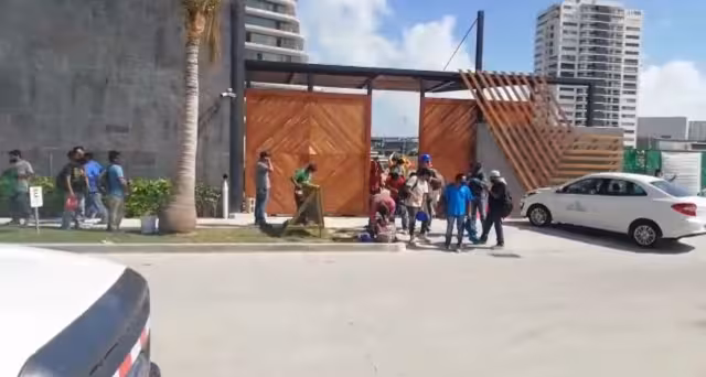 El lamentable suceso ocurrió aquí